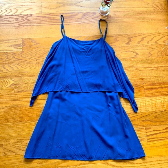SPLENDID Voile popover Dress A Line Regatta Blue - Picture 3 of 7